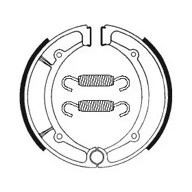 Machoires de frein Bendix BA066 Organique