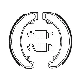 Machoires de frein Bendix BA071 Organique