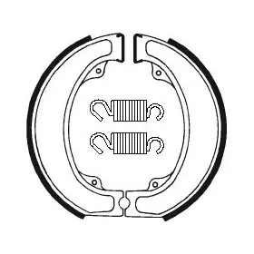 Machoires de frein Bendix BA075 Organique