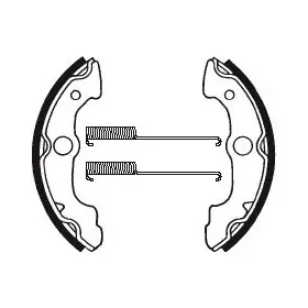 Machoires de frein Bendix BA085 Organique