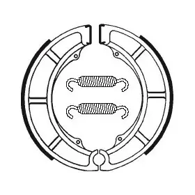 Machoires de frein Bendix BA097 Organique