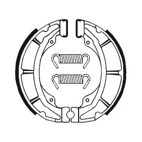 Machoires de frein Bendix BA103 Organique