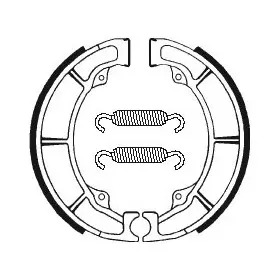 Mâchoires de frein TECNIUM Quad organique - BA110