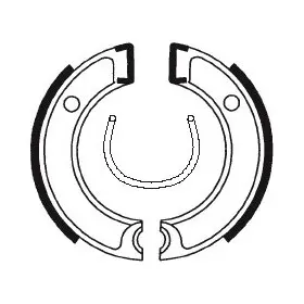 Machoires de frein Bendix BA112 Organique