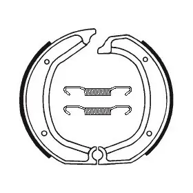 Machoires de frein Bendix BA139 Organique