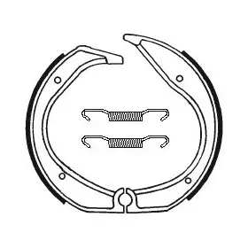 Machoires de frein Bendix BA140 Organique