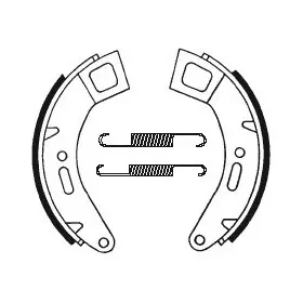 Machoires de frein Bendix BA184 Organique