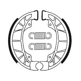 Machoires de frein Bendix BA195 Organique