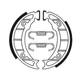 Machoires de frein Bendix BA196 Organique