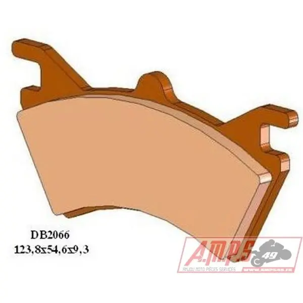 Plaquettes de frein TECNIUM Off-Road/Quad métal fritté - DB2066-QDN