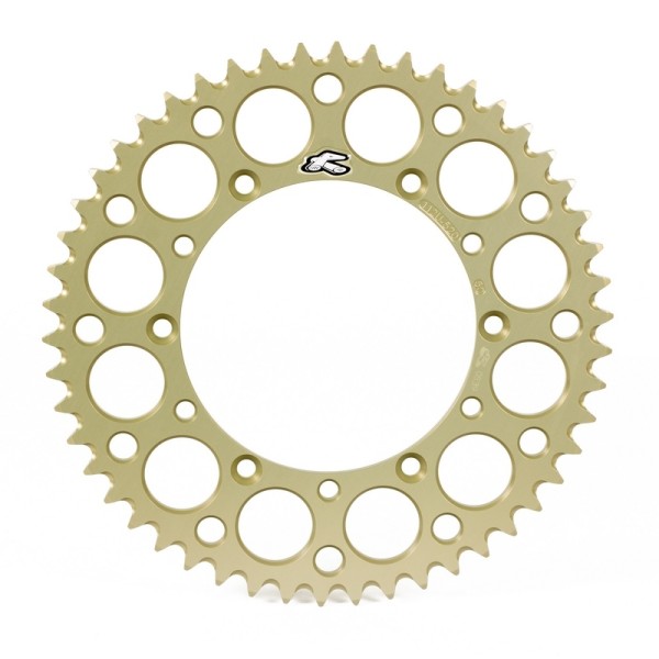 Couronne RENTHAL aluminium Ultra-Light anti-boue anodisé dur 224U -