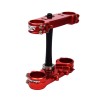 Té de fourche SCAR rouge offset standard - Honda