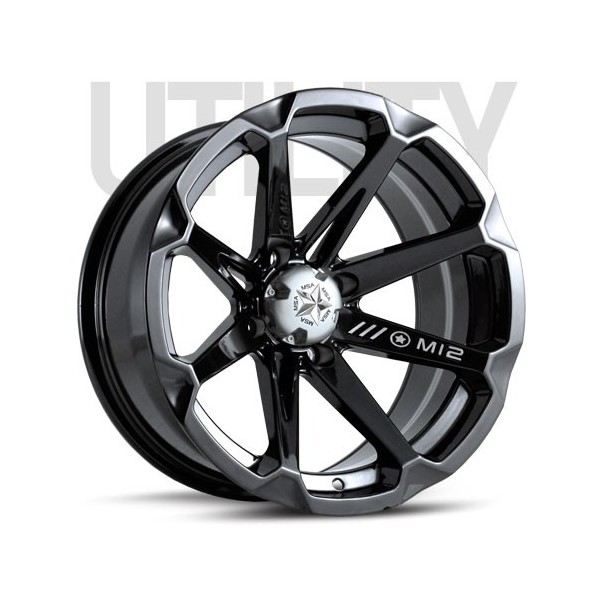 Jante utilitaire MSA Offroad Wheels M12 Diesel noir quad 15x7 4x156 4+3 