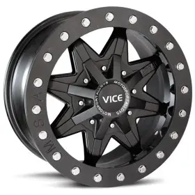 Jante utilitaire MSA Offroad Wheels M16 Vice noir quad 14x7 4x137 4+3 