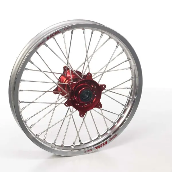 ROUE AVANT HAAN WHEELS 21X1 60X36T JANTE ALU / MOYEU ROUGE