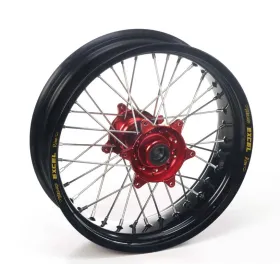 ROUE ARRIERE HAAN WHEELS 17X5 00X36T JANTE NOIRE/MOYEU ROUGE HONDA CR-F450R