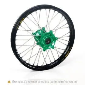 ROUE AVANT KX 06-08 KXF 06-10 21x1 60x36T JANTE NOIRE MOYEU VERT