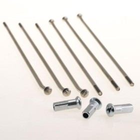 JEU DE 36 RAYONS 19 HUSAB '02-10 KTM '95-10 KTM SANS AMORT COUPLE