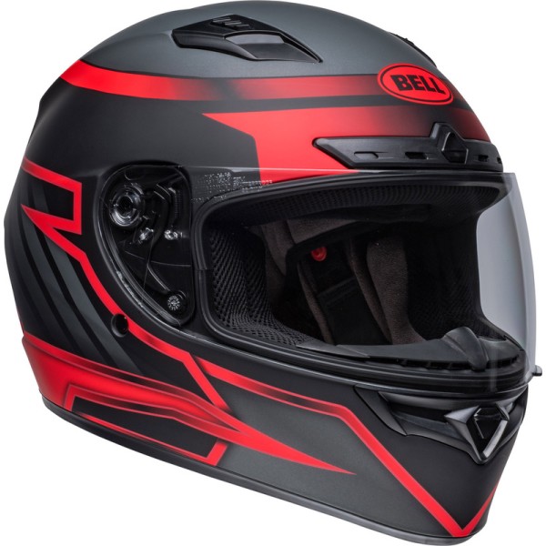 Casque BELL Qualifier DLX Mips - Raiser Noir Mat/Crimson