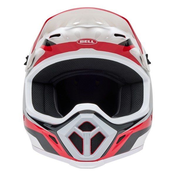 Casque BELL MX-9 Mips - Rift Gloss Red/White