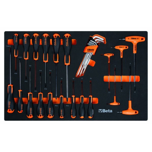Combinaison d’ameublement d’atelier RSC50 2.0 BETA TOOLS avec 223 outils