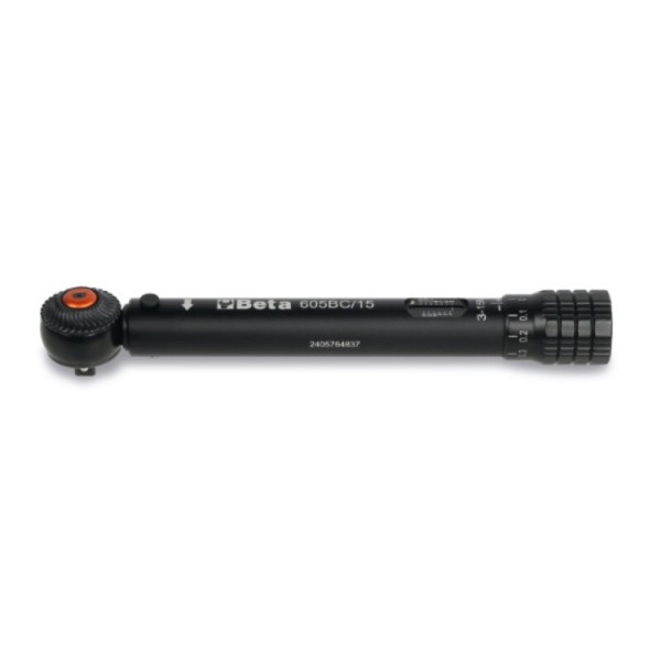 Clé dynamométrique aluminium compacte à déclenchement avec cliquet réversible BETA TOOLS