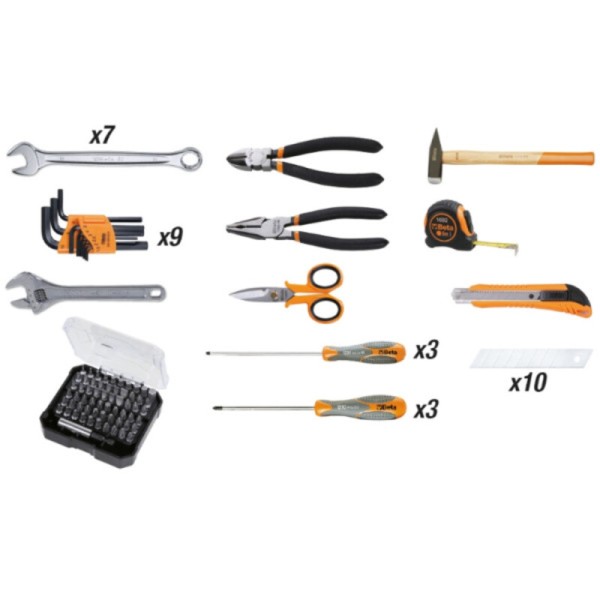 Chariot porte-outils BETA + 100 outils Beta offerts