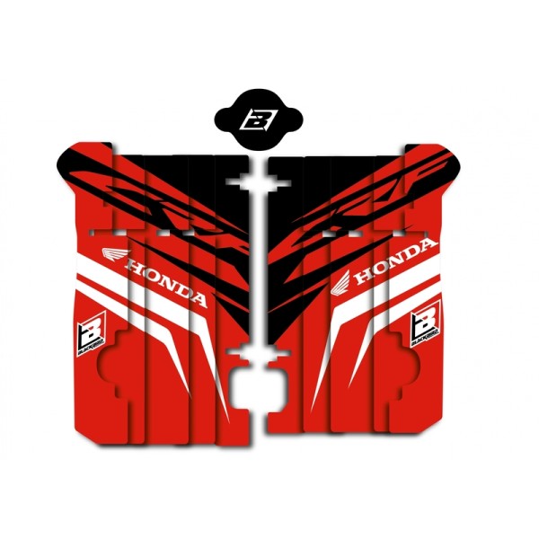 Kit déco de cache radiateur BLACKBIRD Dream Graphic 4 Honda CRF450