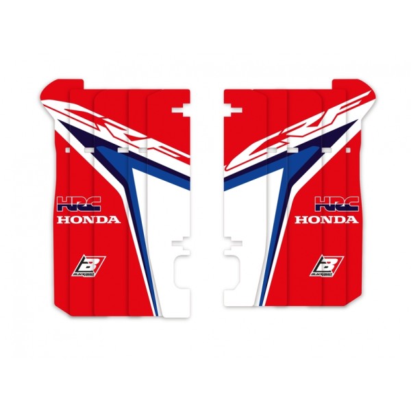 Kit déco de cache radiateur BLACKBIRD Replica Team HRC 2020 Honda