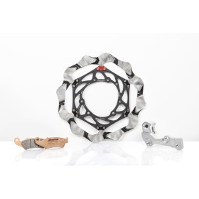 Kit disque de frein Oversize BRAKING Wave semi-flottant - 270 OKBY33E