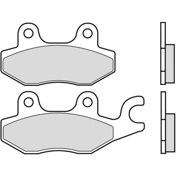 Plaquettes de frein BREMBO Scooter carbone céramique - 07033