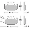 Plaquettes de frein BREMBO Off-Road métal fritté - 07GR50SD