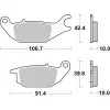 Plaquettes de frein BREMBO route carbone céramique - 07HO4905
