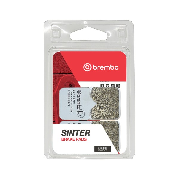 Plaquettes de frein BREMBO route métal fritté - 07BB33LA