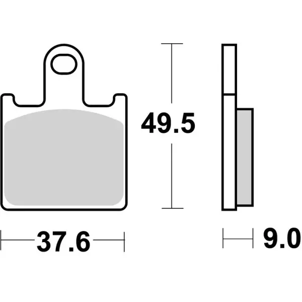Plaquettes de frein BREMBO carbone céramique - 07KA28RC
