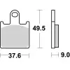 Plaquettes de frein BREMBO carbone céramique - 07KA28RC