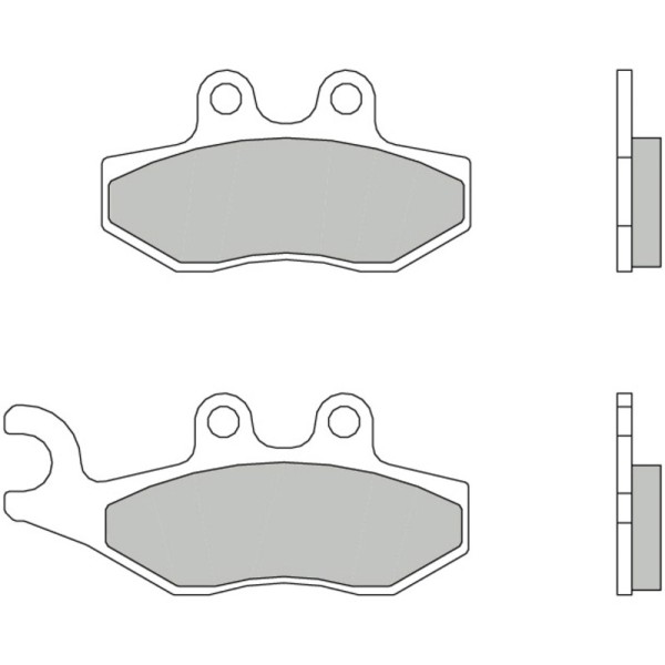 Plaquettes de frein BREMBO Scooter carbone céramique - 07056