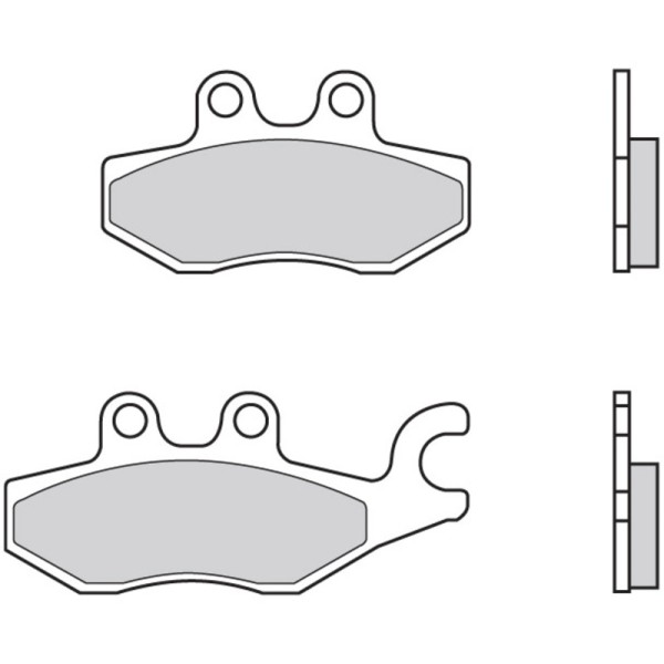 Plaquettes de frein BREMBO Scooter carbone céramique - 07060