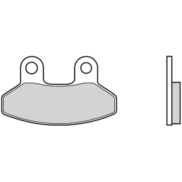 Plaquettes de frein BREMBO Scooter carbone céramique - 07062