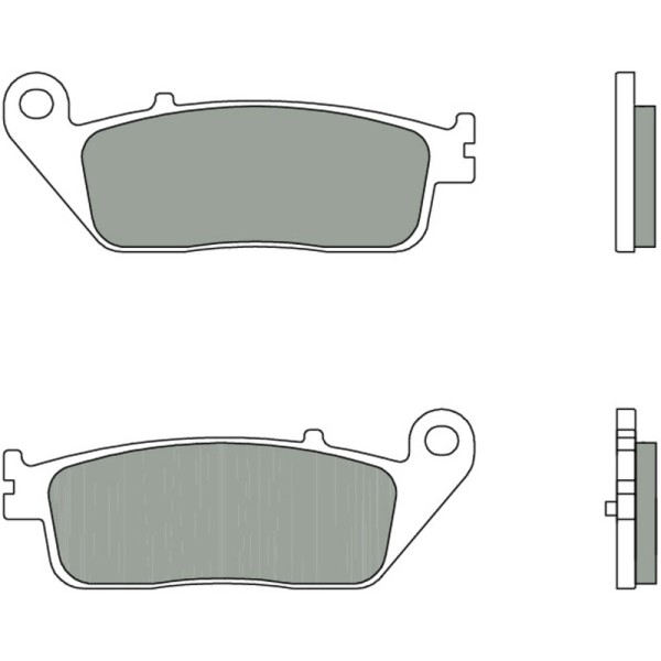 Plaquettes de frein BREMBO Scooter carbone céramique - 07098CC