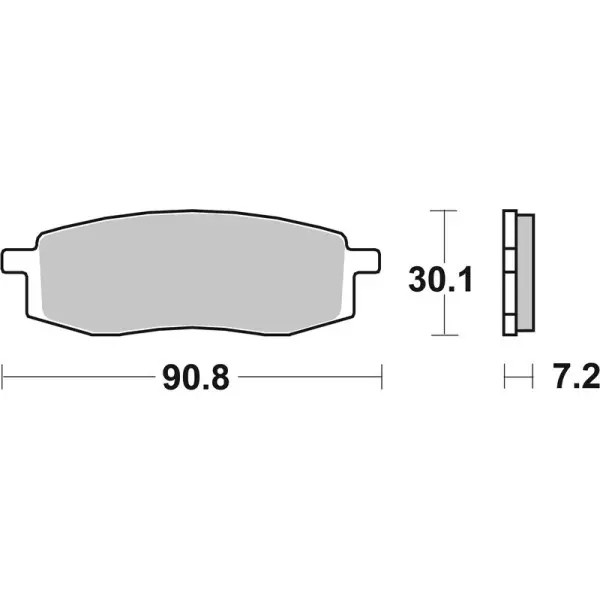 Plaquettes de frein BREMBO Off-Road métal fritté - 07YA13SX