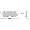 Plaquettes de frein BREMBO route carbone céramique - 07YA3707