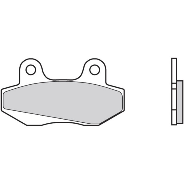 Plaquettes de frein BREMBO Scooter carbone céramique - 07027