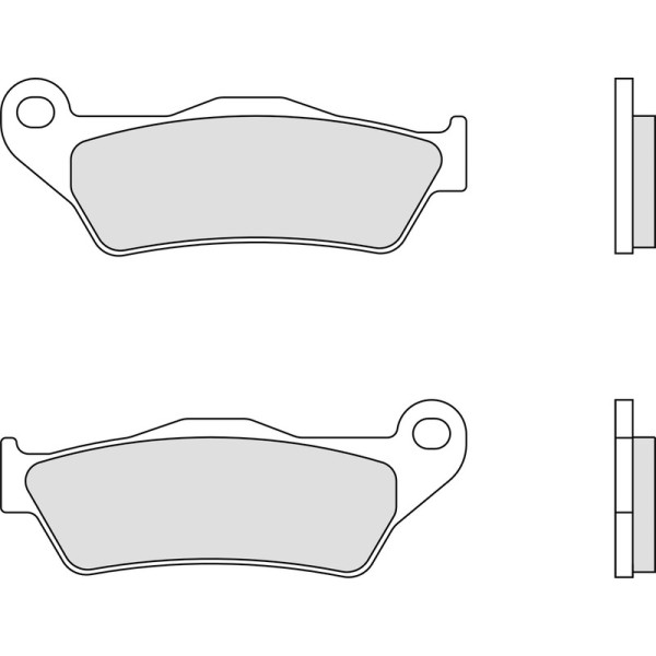 Plaquettes de frein BREMBO Scooter carbone céramique - 07001