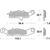 Plaquettes de frein BREMBO Off-Road métal fritté - 07KA25SD