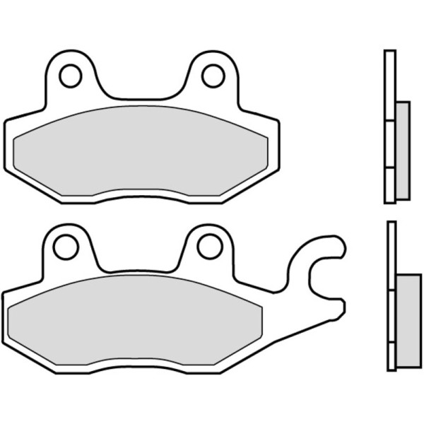 Plaquettes de frein BREMBO route carbone céramique - 07YA2008