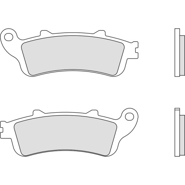 Plaquettes de frein BREMBO Scooter carbone céramique - 07072CC