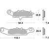 Plaquettes de frein BREMBO Off-Road métal fritté - 07KA24SD