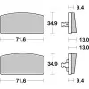 Plaquettes de frein BREMBO route carbone céramique - 07GR5915