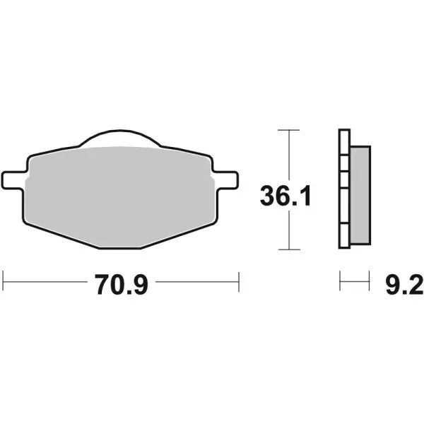 Plaquettes de frein BREMBO Off-Road métal fritté - 07YA14SX